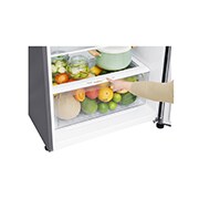 LG 393 л | Холодильник з верхньою морозильною камерою | з технологією DoorCooling | LinearCooling | Smart Diagnosis, GN-C422SMCZ, thumbnail 6