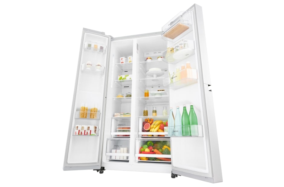 LG 626 літрів| Холодильник Side-by-Side| Інверторний лінійний компресор| Total no Frost |ThinQ з керуванням через Wi-Fi, GC-B247SVUV, thumbnail 4