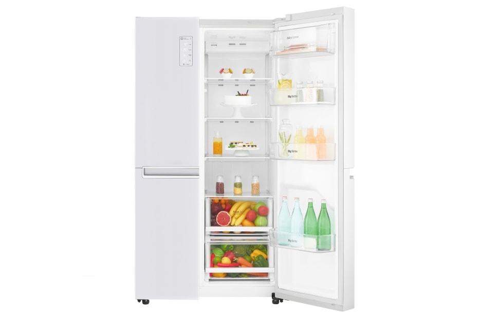 LG 626 літрів| Холодильник Side-by-Side| Інверторний лінійний компресор| Total no Frost |ThinQ з керуванням через Wi-Fi, GC-B247SVUV, thumbnail 6