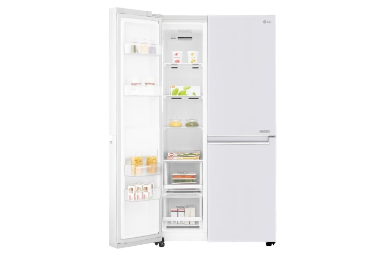 LG 626 літрів| Холодильник Side-by-Side| Інверторний лінійний компресор| Total no Frost |ThinQ з керуванням через Wi-Fi, GC-B247SVUV, thumbnail 5