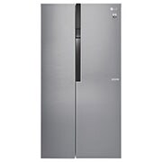 LG 613 літрів| Холодильник Side-by-Side| Total no Frost | Інверторний лінійний компресор| Smart Diagnosis, GC-B247JMUV, thumbnail 1