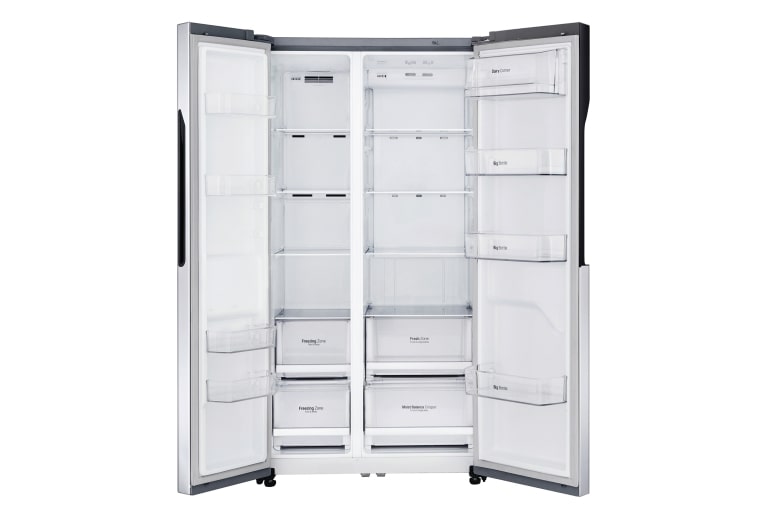 LG 613 літрів| Холодильник Side-by-Side| Total no Frost | Інверторний лінійний компресор| Smart Diagnosis, GC-B247JMUV, thumbnail 2