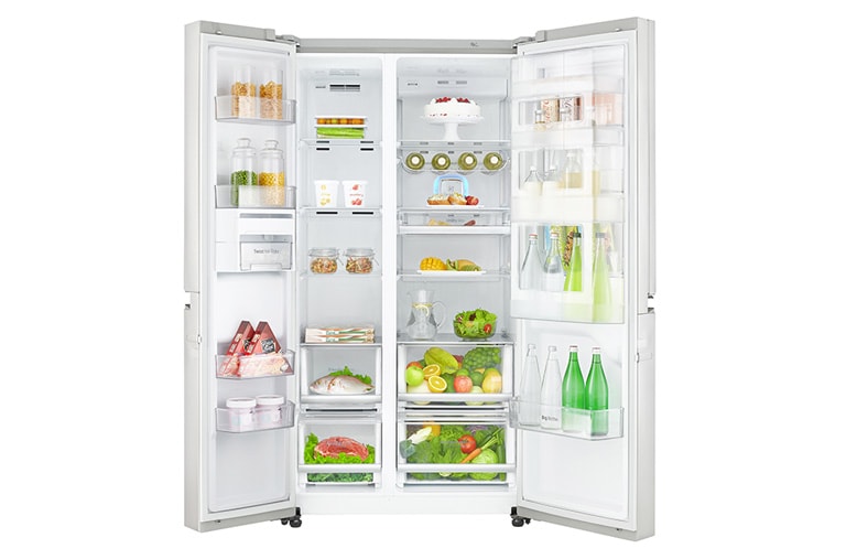 LG 618 літрів| Холодильник Side-by-Side| Total no Frost | Інверторний лінійний компресор| з підключенням до Wi-Fi, GC-M247CMBV, thumbnail 8