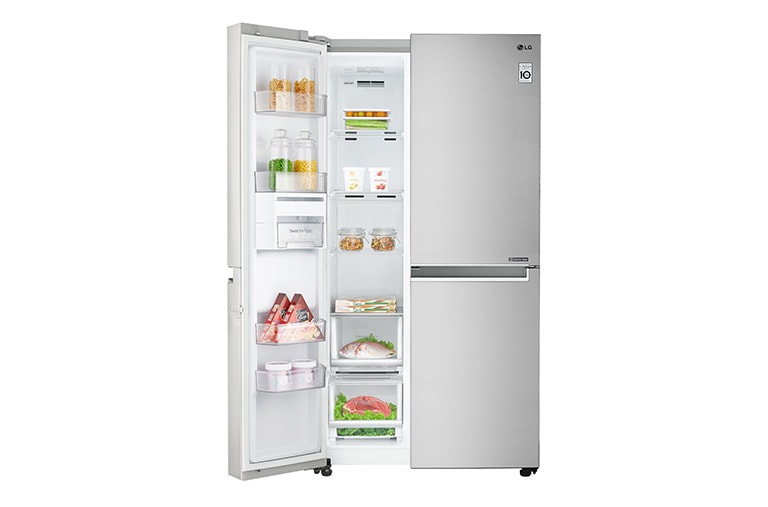 LG 618 літрів| Холодильник Side-by-Side| Total no Frost | Інверторний лінійний компресор| з підключенням до Wi-Fi, GC-M247CMBV, thumbnail 10