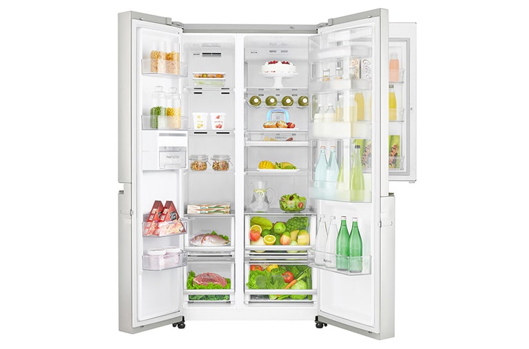 LG 618 літрів| Холодильник Side-by-Side| Total no Frost | Інверторний лінійний компресор| з підключенням до Wi-Fi, GC-M247CMBV, thumbnail 12