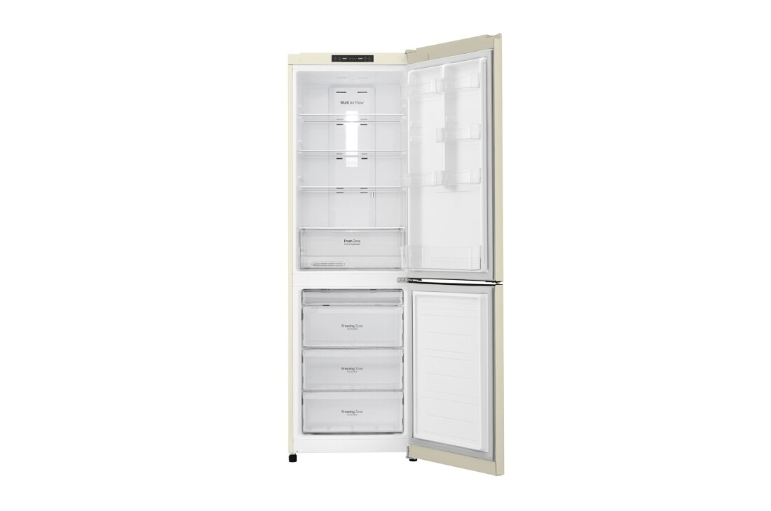 LG 302 л | Холодильник з нижньою морозильною камерою | Multi Air Flow | Інверторний компресор , GA-B419SYJL, thumbnail 4