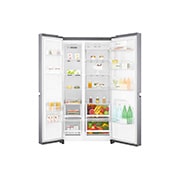 LG 626 літрів| Холодильник Side-by-Side| Інверторний лінійний компресор| Total no Frost |ThinQ з керуванням через Wi-Fi, GC-B247SMUV, thumbnail 2