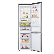 LG 384 л| Холодильник з нижньою морозильною камерою | DoorCooling+ | Інверторний лінійний компресор | Total no Frost |ThinQ, GW-B509SMHZ, thumbnail 4
