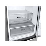 LG 384 л| Холодильник з нижньою морозильною камерою | DoorCooling+ | Інверторний лінійний компресор | Total no Frost |ThinQ, GW-B509SMHZ, thumbnail 4