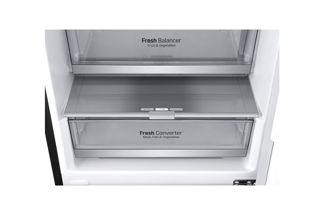 LG 384 л| Холодильник з нижньою морозильною камерою | DoorCooling+| Fresh Balancer | Fresh Converter |ThinQ, GW-B509SBDZ, thumbnail 8