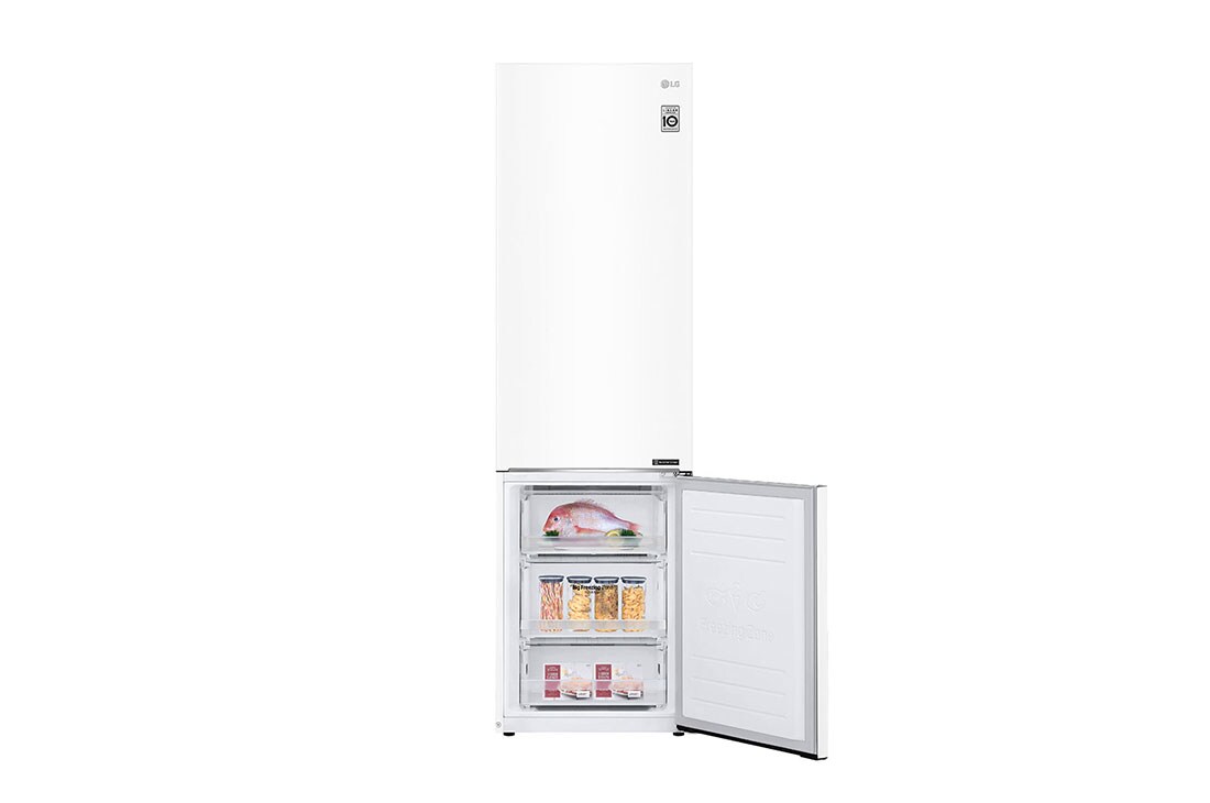 LG 384 л| Холодильник з нижньою морозильною камерою | DoorCooling+ | Інверторний лінійний компресор | Total no Frost , GW-B509SQJZ, thumbnail 8