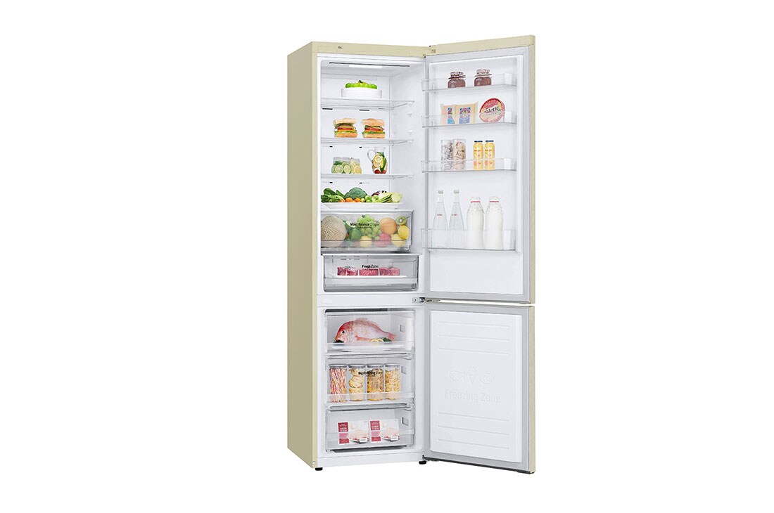 LG 384 л| Холодильник з нижньою морозильною камерою | DoorCooling+ | Інверторний лінійний компресор | Total no Frost |ThinQ, GW-B509SEHZ, thumbnail 10