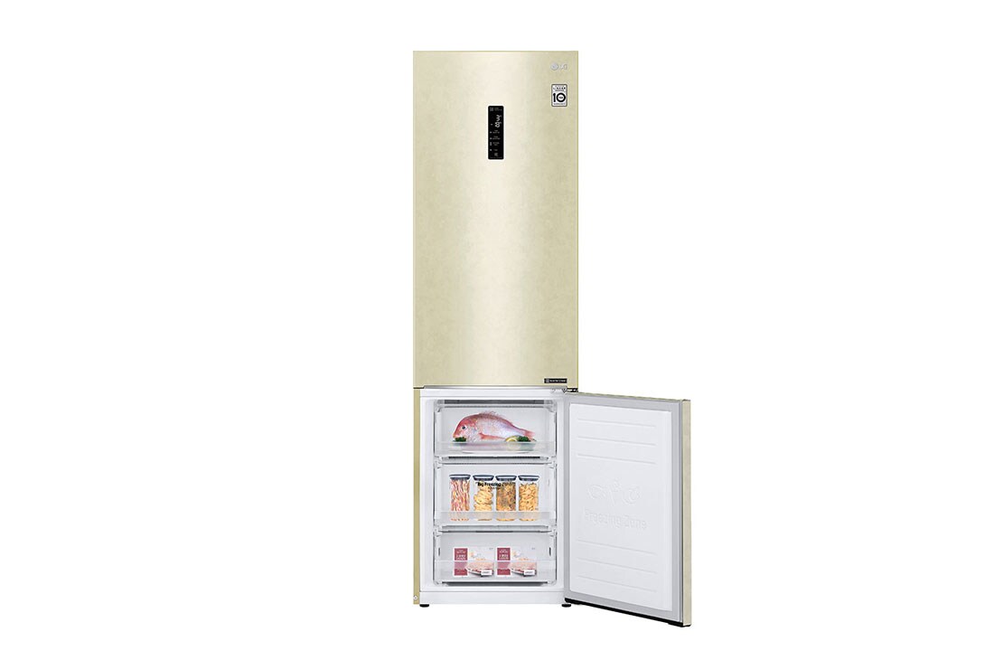 LG 384 л| Холодильник з нижньою морозильною камерою | DoorCooling+ | Інверторний лінійний компресор | Total no Frost |ThinQ, GW-B509SEHZ, thumbnail 8