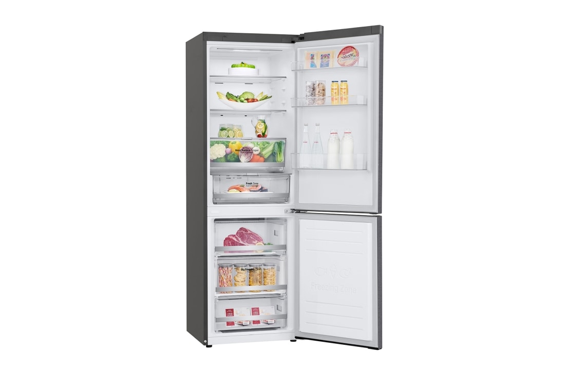 LG 341 л| Холодильник з нижньою морозильною камерою | DoorCooling+| Fresh Balancer | Fresh Converter |ThinQ, GW-B459SMDZ, thumbnail 11