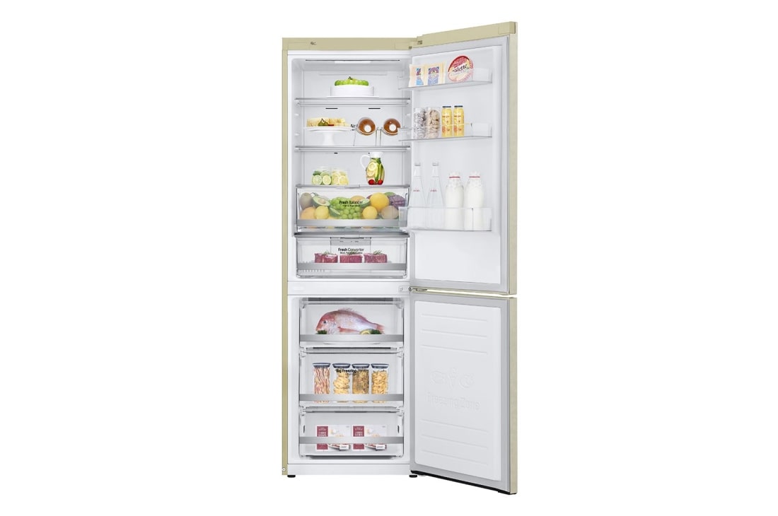 LG 341 л| Холодильник з нижньою морозильною камерою | DoorCooling+| Fresh Balancer | Fresh Converter |ThinQ, GW-B459SEDZ, thumbnail 2