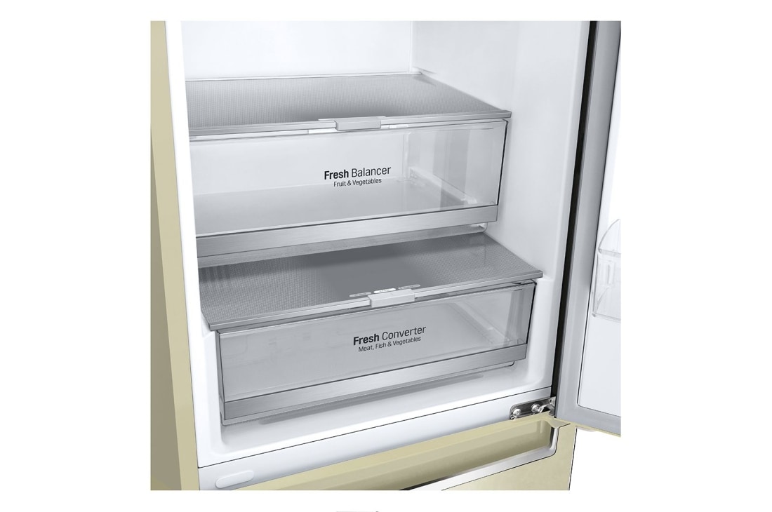 LG 341 л| Холодильник з нижньою морозильною камерою | DoorCooling+| Fresh Balancer | Fresh Converter |ThinQ, GW-B459SEDZ, thumbnail 5
