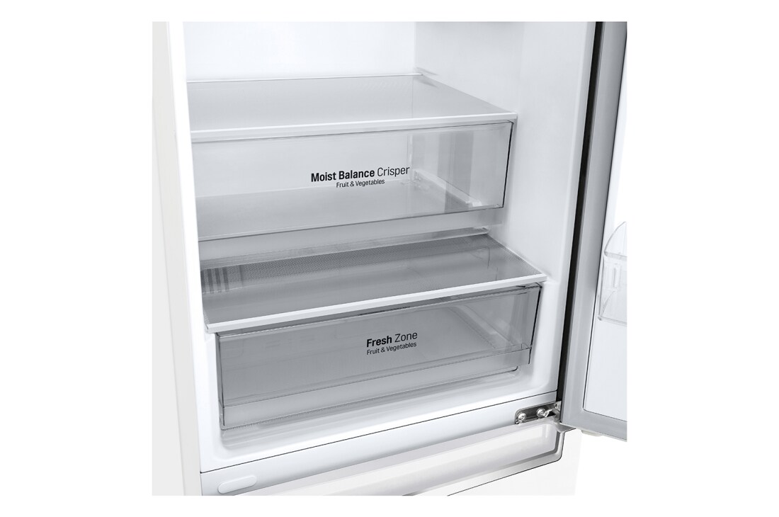 LG 341 л| Холодильник з нижньою морозильною камерою | DoorCooling+ | Інверторний лінійний компресор | Total no Frost , GW-B459SQJZ, thumbnail 5