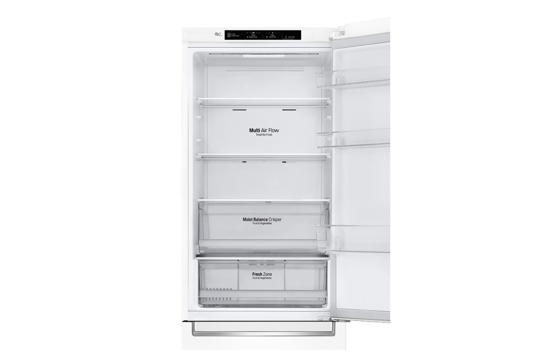 LG 341 л| Холодильник з нижньою морозильною камерою | DoorCooling+ | Інверторний лінійний компресор | Total no Frost , GW-B459SQJZ, thumbnail 6