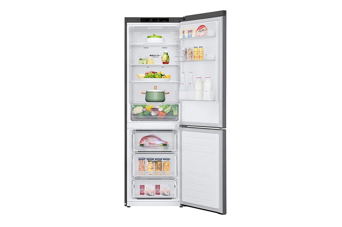 LG 341 л| Холодильник з нижньою морозильною камерою | DoorCooling+ | Інверторний компресор | Total no Frost | Smart Diagnosis, GA-B459SLCM, thumbnail 4