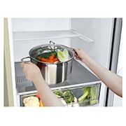 LG 341 л| Холодильник з нижньою морозильною камерою | DoorCooling+ | Інверторний лінійний компресор | Total no Frost, GA-B459SERZ, thumbnail 3