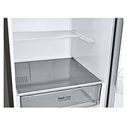 LG 341 л| Холодильник з нижньою морозильною камерою | DoorCooling+ | Інверторний лінійний компресор | Total no Frost, GA-B459SMQZ, thumbnail 4
