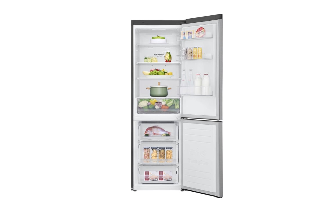 LG 341 л| Холодильник з нижньою морозильною камерою | DoorCooling+ | Інверторний лінійний компресор | Total no Frost, GA-B459SMQZ, thumbnail 2