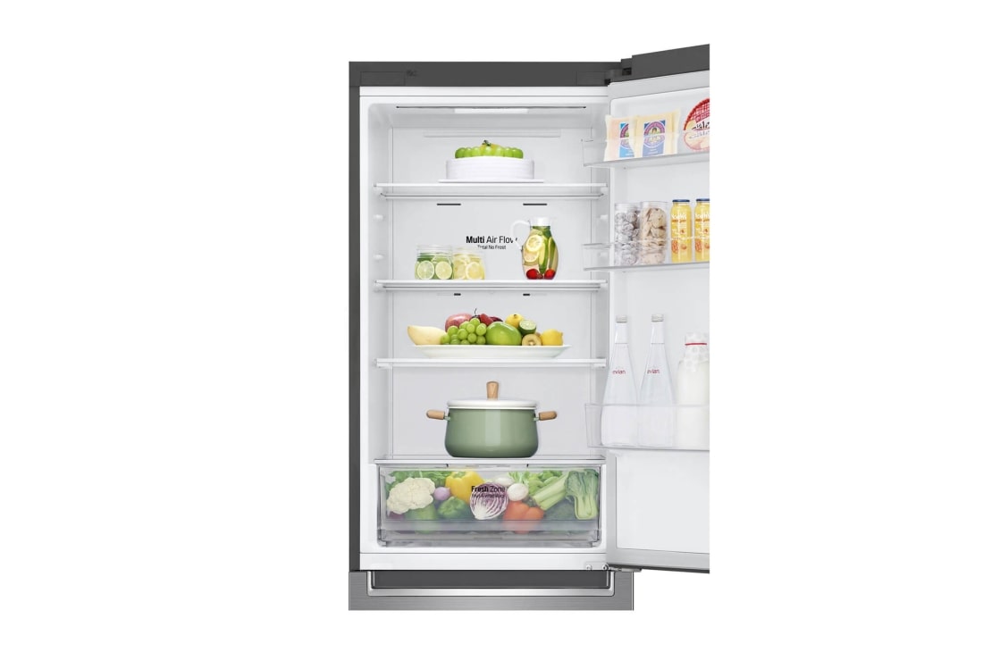 LG 341 л| Холодильник з нижньою морозильною камерою | DoorCooling+ | Інверторний лінійний компресор | Total no Frost, GA-B459SMQZ, thumbnail 7