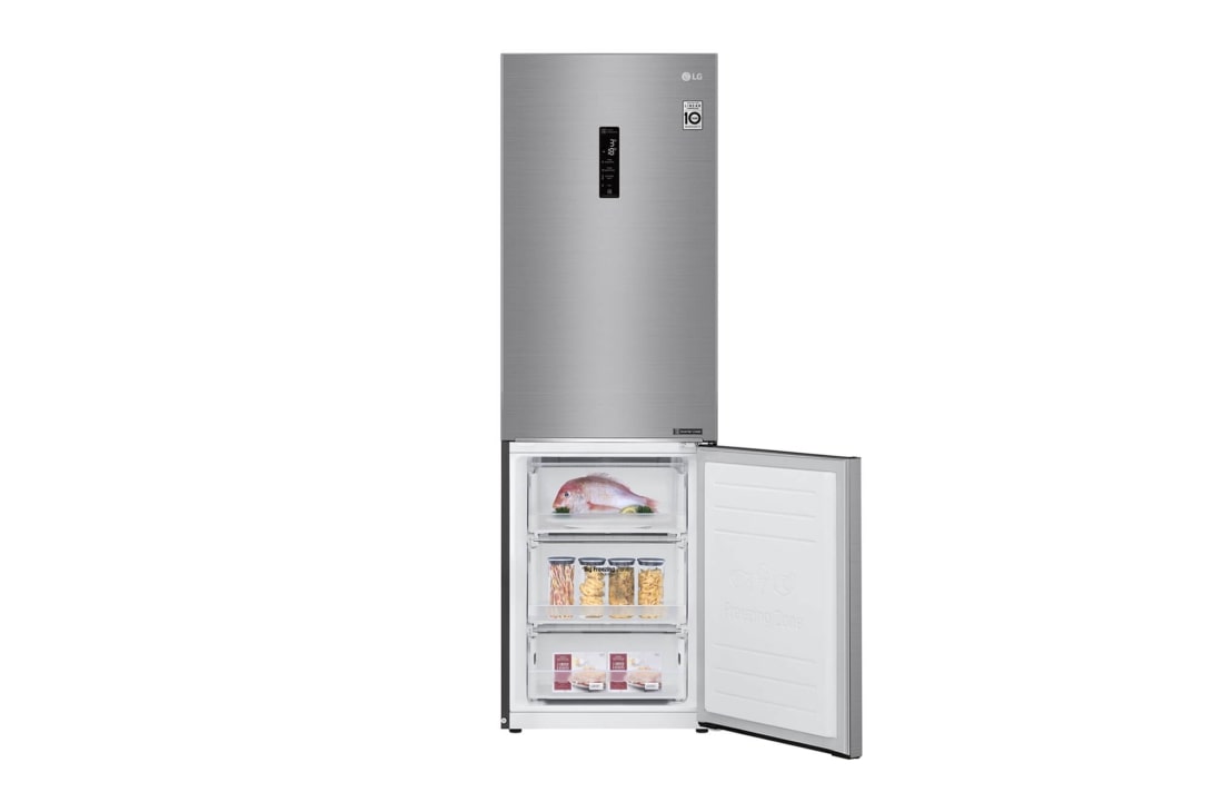 LG 341 л| Холодильник з нижньою морозильною камерою | DoorCooling+ | Інверторний лінійний компресор | Total no Frost, GA-B459SMQZ, thumbnail 8