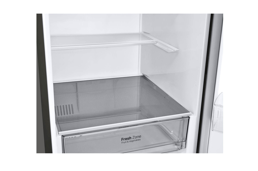 LG 341 л| Холодильник з нижньою морозильною камерою | DoorCooling+ | Інверторний лінійний компресор | Total no Frost , GA-B459SMRZ, thumbnail 4