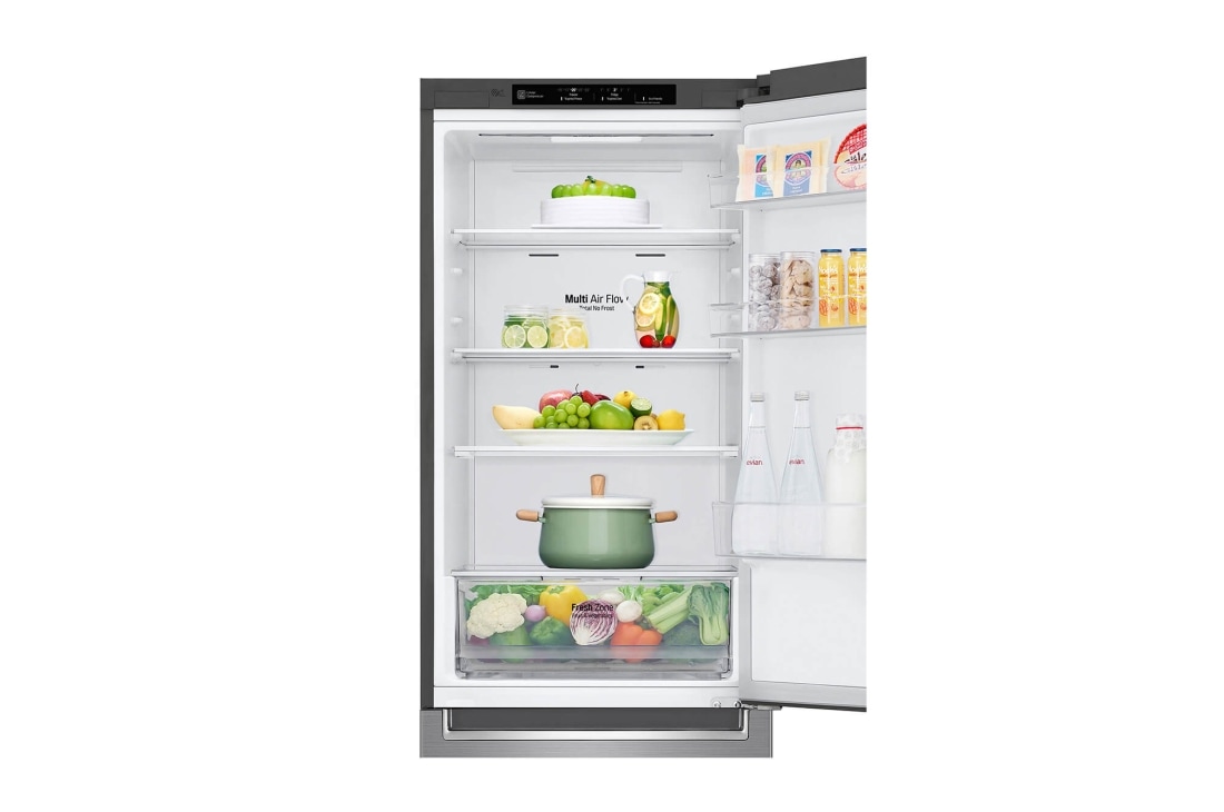 LG 341 л| Холодильник з нижньою морозильною камерою | DoorCooling+ | Інверторний лінійний компресор | Total no Frost , GA-B459SMRZ, thumbnail 7