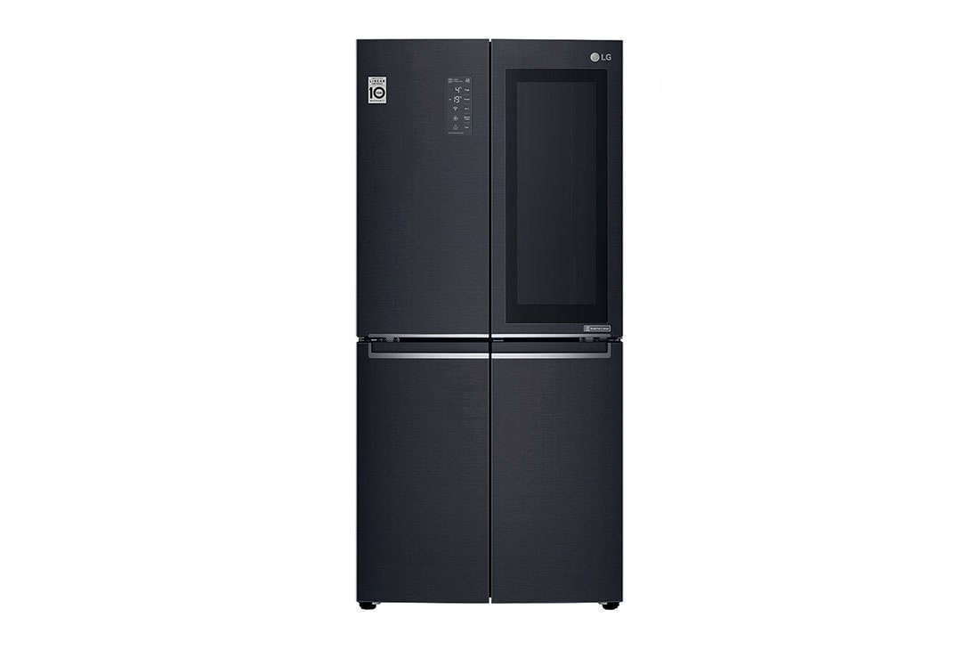 LG 458 л | Холодильник French Door | з технологією DoorCooling+ | Інверторний лінійний компресор| ThinQ, GC-Q22FTBKL