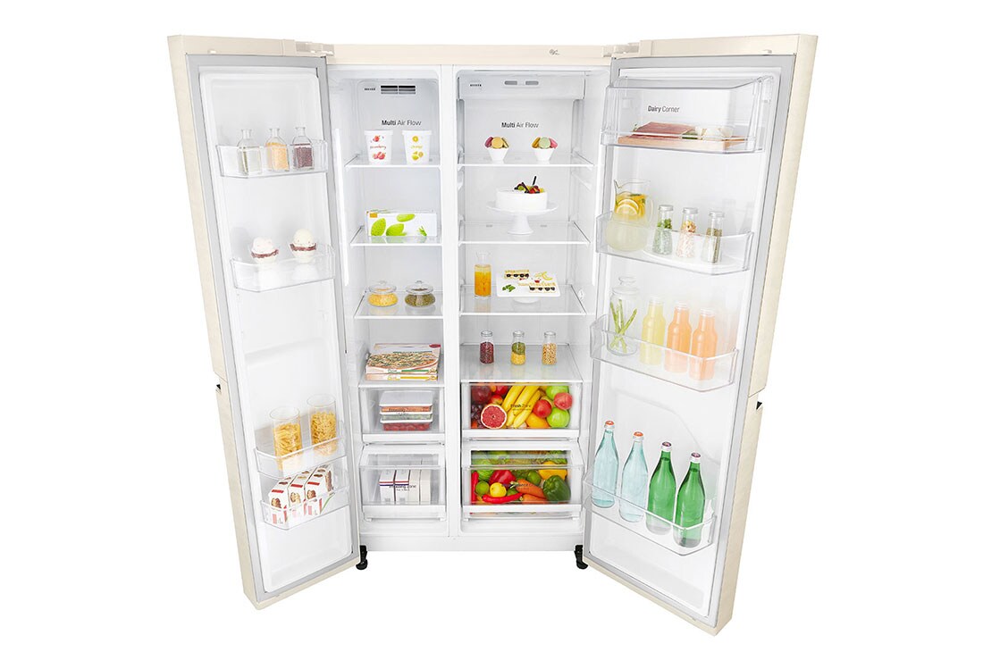 LG 626 літрів | Холодильник Side-by-Side | з технологією DoorCooling+ | Інверторний лінійний компресор| ThinQ, GC-B247SEDC, thumbnail 11