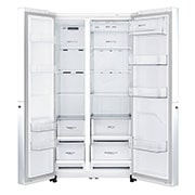 LG 626 літрів | Холодильник Side-by-Side | з технологією DoorCooling+ | Інверторний лінійний компресор| ThinQ, GC-B247SVDC, thumbnail 3
