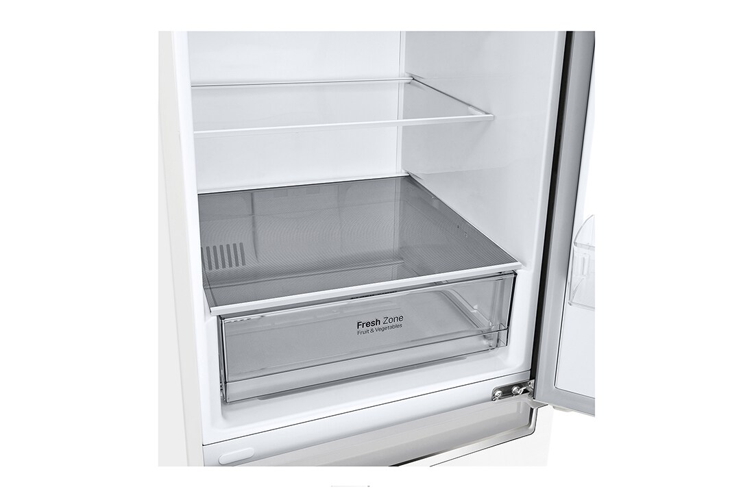 LG 384 л| Холодильник з нижньою морозильною камерою | DoorCooling+ | Інверторний компресор | Total No Frost |, GA-B509SQKM, thumbnail 6