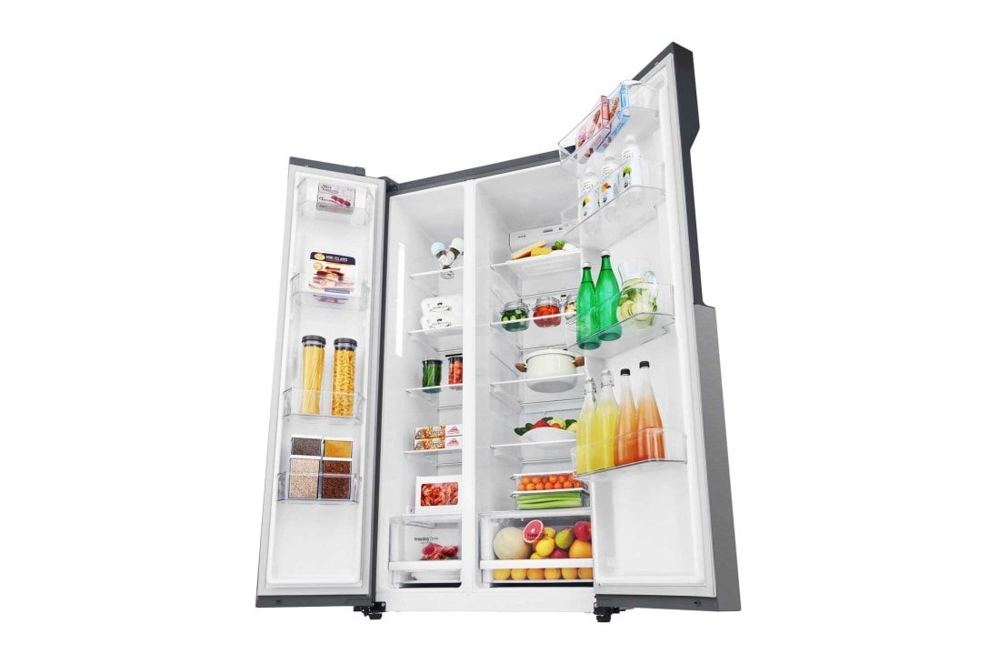 LG 613 літрів| Холодильник Side-by-Side| Total no Frost | Інверторний лінійний компресор| Smart Diagnosis, GC-B247JLDV, thumbnail 7