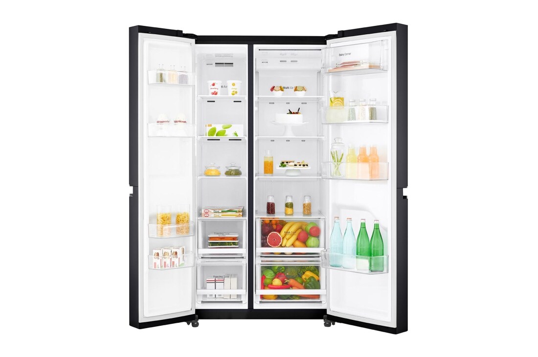 LG 626 літрів | Холодильник Side-by-Side | з технологією DoorCooling+ | Інверторний лінійний компресор| ThinQ, GC-B247SBDC, thumbnail 2