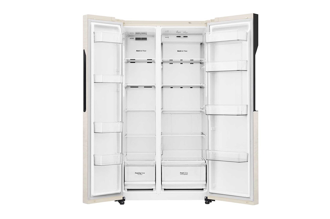 LG 613 літрів| Холодильник Side-by-Side| Total no Frost | Інверторний лінійний компресор| Smart Diagnosis, GC-B247JEDV, thumbnail 5