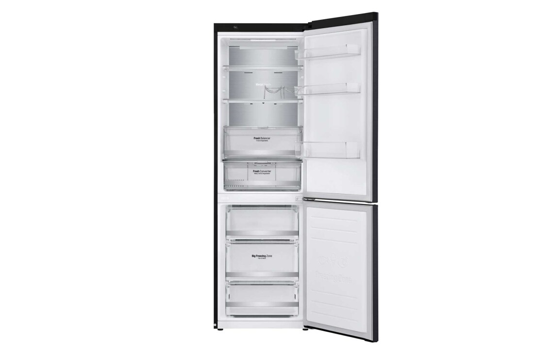 LG 341 л| Холодильник з нижньою морозильною камерою | DoorCooling+| Fresh Balancer | Fresh Converter |ThinQ	, GA-B459SBUM, thumbnail 3