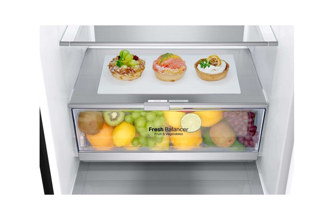 LG 341 л| Холодильник з нижньою морозильною камерою | DoorCooling+| Fresh Balancer | Fresh Converter |ThinQ	, GA-B459SBUM, thumbnail 15
