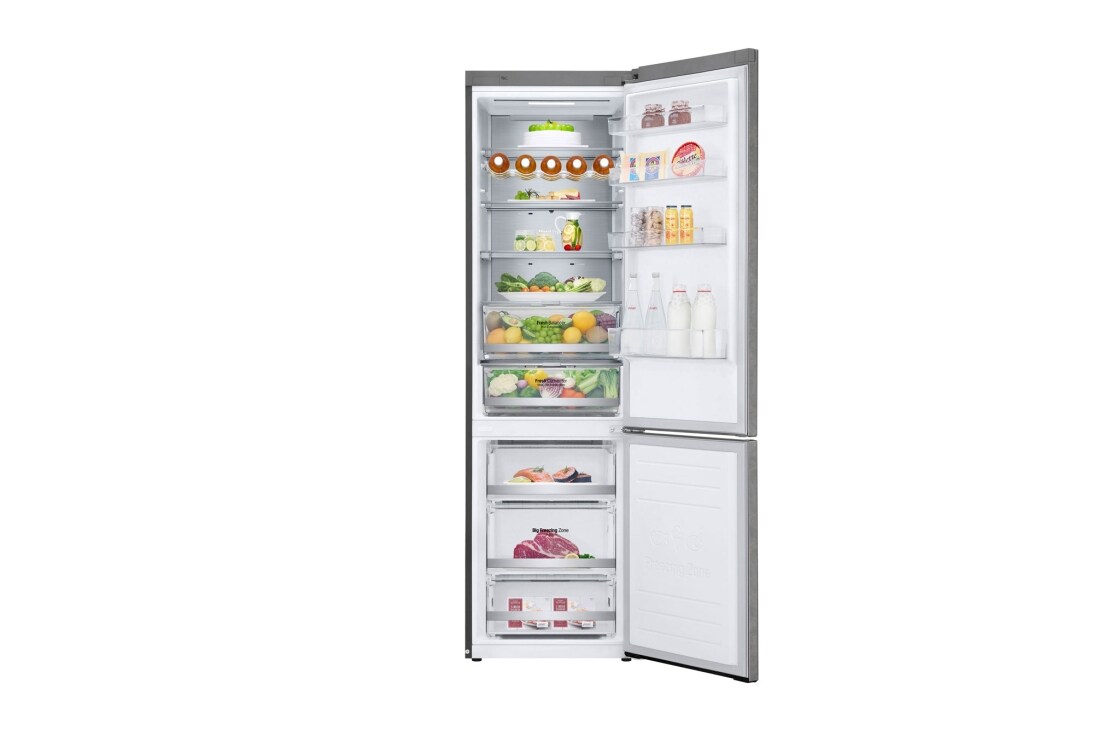 LG 384 л| Холодильник з нижньою морозильною камерою | DoorCooling+ | Інверторний компресор | Total No Frost | Wi-Fi	, GA-B509MCUM, thumbnail 2