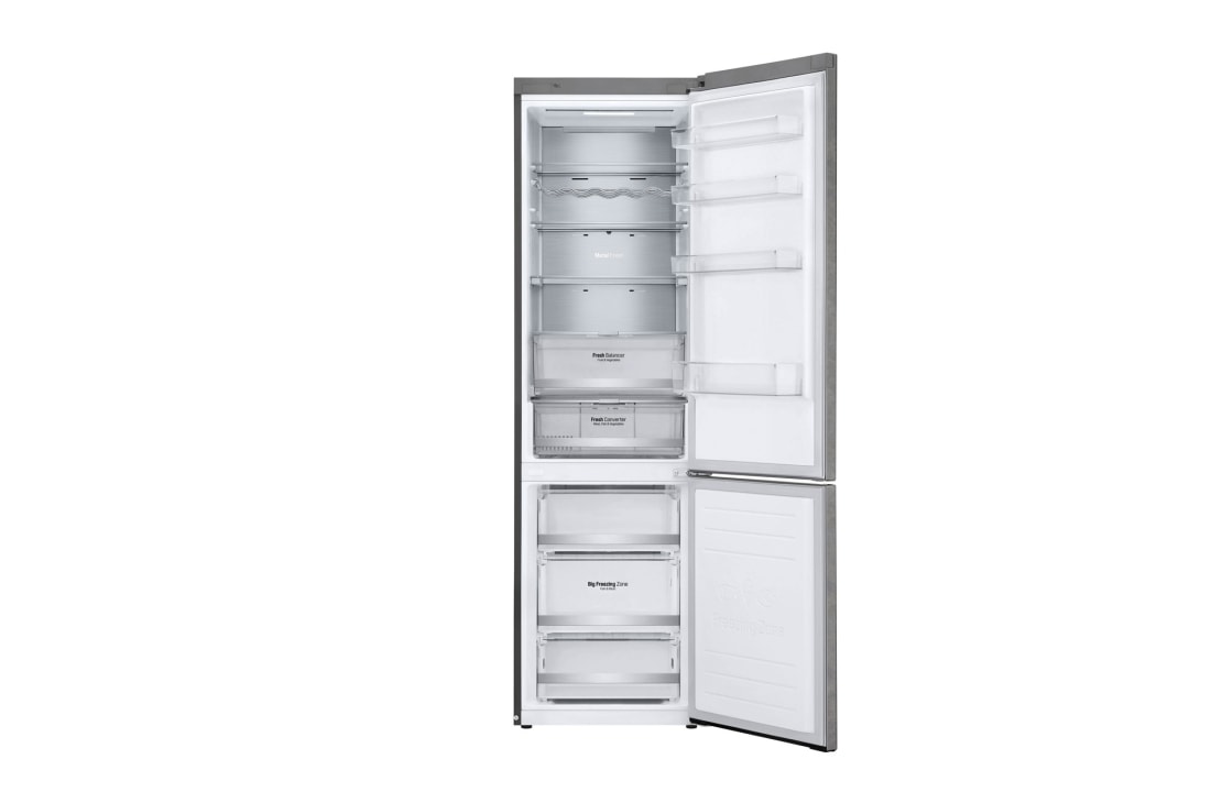 LG 384 л| Холодильник з нижньою морозильною камерою | DoorCooling+ | Інверторний компресор | Total No Frost | Wi-Fi	, GA-B509MCUM, thumbnail 3