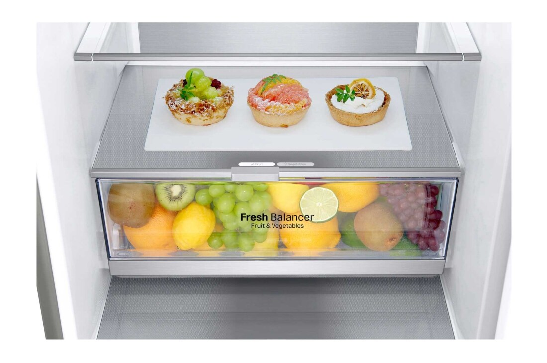 LG 384 л| Холодильник з нижньою морозильною камерою | DoorCooling+ | Інверторний компресор | Total No Frost | Wi-Fi	, GA-B509MCUM, thumbnail 5