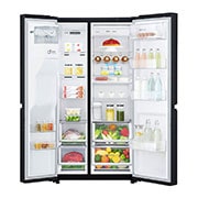LG 601 л | Холодильник Side-by-Side | DoorCooling+ | Інверторний лінійний компресор| ThinQ | Moist Balance Crisper | Диспенсер	, GC-L247CBDC, thumbnail 2