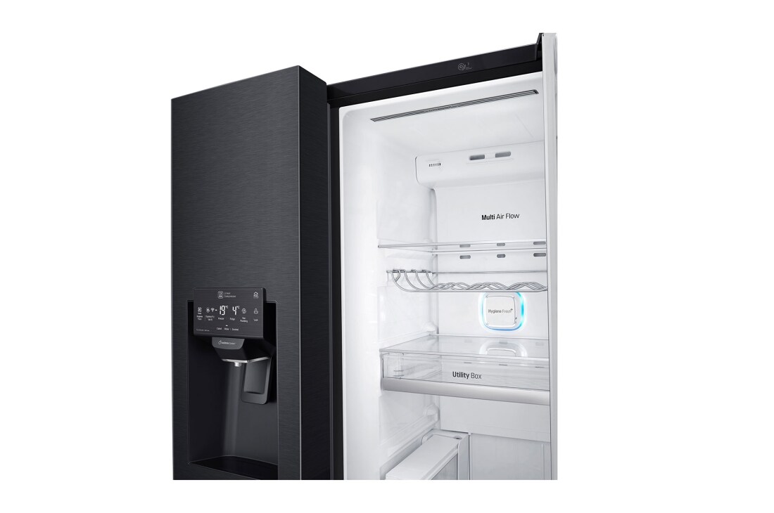 LG 601 л | Холодильник Side-by-Side | DoorCooling+ | Інверторний лінійний компресор| ThinQ | Moist Balance Crisper | Диспенсер	, GC-L247CBDC, thumbnail 8