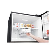 LG 438 літрів| Холодильник з верхньою морозильною камерою | з технологією DoorCooling | Fresh Balancer | ThinQ	, GC-H502HBHZ, thumbnail 5