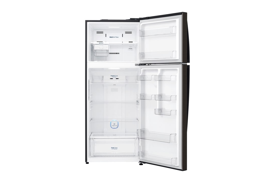 LG 438 літрів| Холодильник з верхньою морозильною камерою | з технологією DoorCooling | Fresh Balancer | ThinQ	, GC-H502HBHZ, thumbnail 2