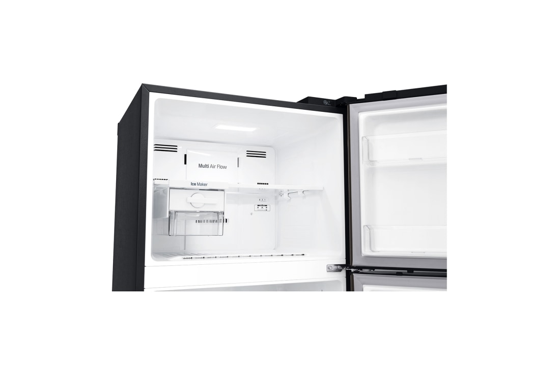 LG 438 літрів| Холодильник з верхньою морозильною камерою | з технологією DoorCooling | Fresh Balancer | ThinQ	, GC-H502HBHZ, thumbnail 4
