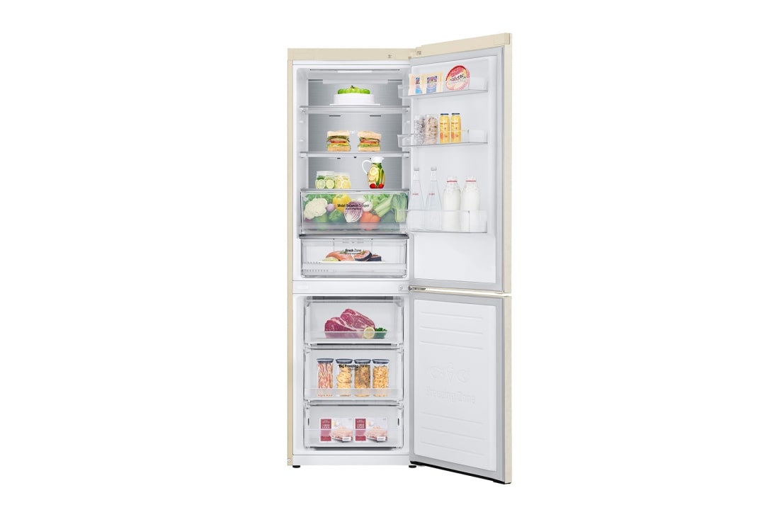 LG 341 л| Холодильник з нижньою морозильною камерою | DoorCooling+| ThinQ |Інверторний Компресор	, GA-B459SEQM, thumbnail 2