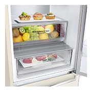 LG 341 л| Холодильник з нижньою морозильною камерою | DoorCooling+| ThinQ |Інверторний Компресор	, GA-B459SEQM, thumbnail 4