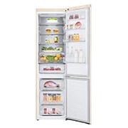 LG 384 л| Холодильник з нижньою морозильною камерою | DoorCooling+| ThinQ |Інверторний Компресор	, GA-B509MEQM, thumbnail 3